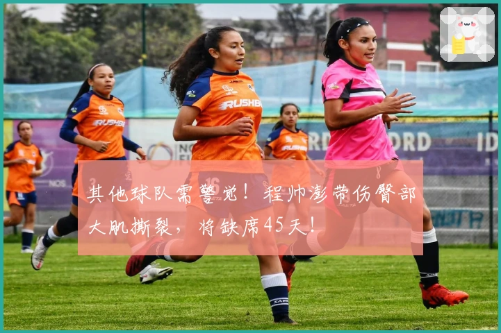其他球队需警觉！程帅澎带伤臀部大肌撕裂，将缺席45天！